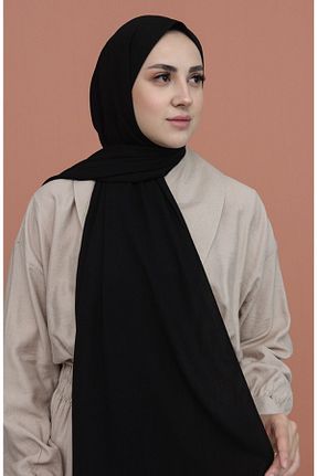 شال مشکی زنانه Medine İpeği Sedef - کد 208359767