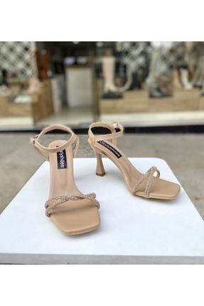 کفش پاشنه بلند کلاسیک صورتی زنانه چرم مصنوعی پاشنه نازک پاشنه متوسط ( 5 - 9 cm ) کد 207146794