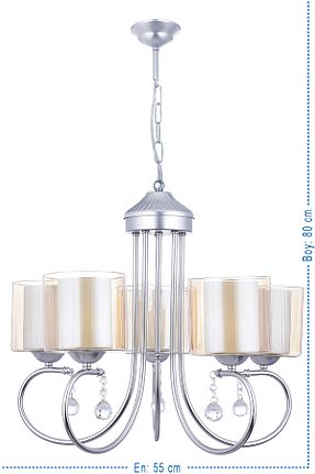 لوستر شیشه VK HOME AYDINLATMA - کد 207451181
