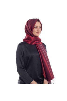 شال قرمز زنانه ابریشم ipekevi - کد 207976366