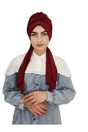 کلاه شنای حجاب زرشکی زنانه R&S modibone - کد 208151392