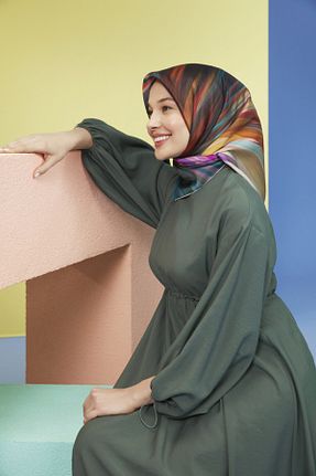 روسری طوسی İpek Tivil Armine - کد 88608218