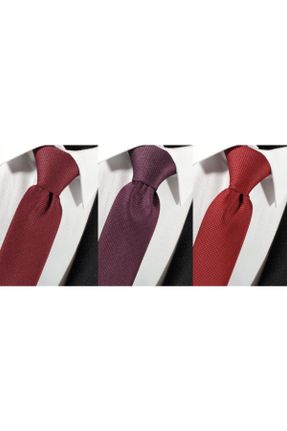 کراوات زرشکی مردانه Standart میکروفیبر کد 208581405