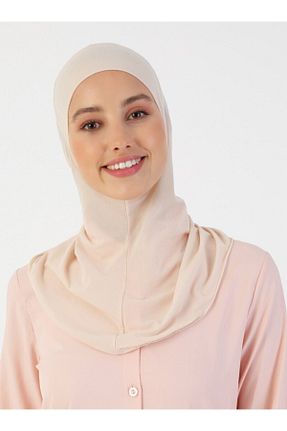 کلاه شنای حجاب بژ زنانه Ecardin - کد 208964769