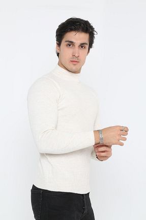 پلیور سایز بزرگ نباتی مردانه سایز بزرگ KMKkombin - کد 209434708