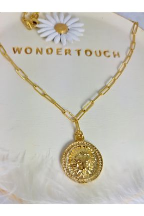گردنبند جواهر طلائی زنانه روکش طلا کد 209836324