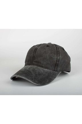 کلاه طوسی زنانه پنبه ای Şapka Market - کد 208835006