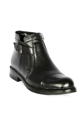 بوت / نیم بوت مشکی مردانه چرم خالص Bay Pablo - کد 209011087