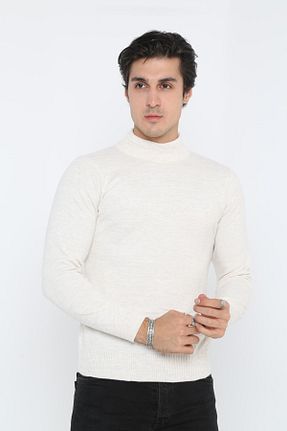 پلیور سایز بزرگ نباتی مردانه سایز بزرگ KMKkombin - کد 209434708