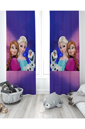 پرده زمینه بنفش ساتن Evpanya - کد 209909548