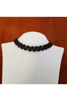 گردنبند جواهر مشکی زنانه سنگ Handmade By HLY - کد 43160684