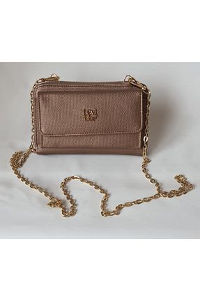 کیف دستی طلائی زنانه ابعاد کوچک Levidor - کد 210124782
