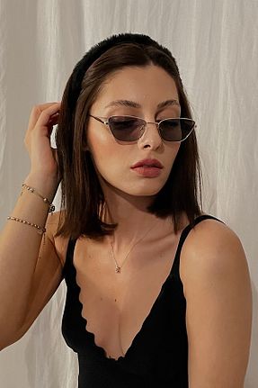 عینک آفتابی مشکی زنانه UV400 Roop Eyewear - کد 208648015