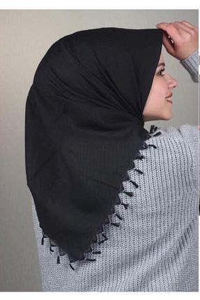 روسری مشکی 100 x 100 ALLURİNG - کد 209182775