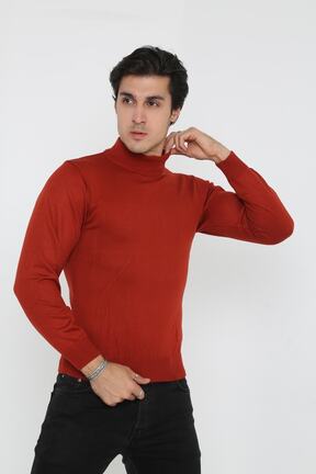 پلیور سایز بزرگ نارنجی مردانه سایز بزرگ KMKkombin - کد 209436970