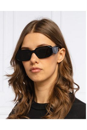 عینک آفتابی مشکی زنانه UV400 Prada - کد 210049132