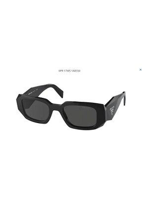 عینک آفتابی مشکی زنانه UV400 Prada - کد 210049132