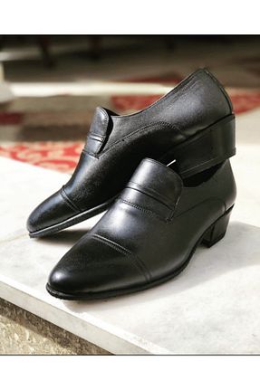 کفش کلاسیک مشکی مردانه چرم خالص ÖZTÜRK SHOES(HAND MADE) - کد 210854579