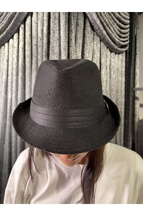 کلاه مشکی زنانه پشمی EsEs Boutique - کد 210888590