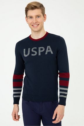 پلیور سرمه ای مردانه ساده U.S. Polo Assn. - کد 207952409