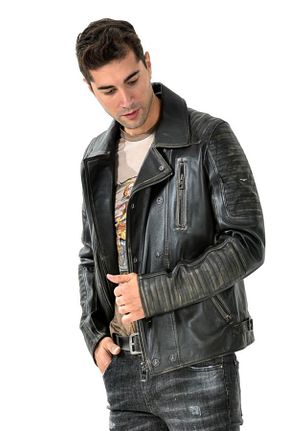 کاپشن مشکی مردانه بیکر Goldwing Eagle - کد 211299377