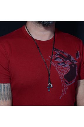 گردنبند جواهر مشکی زنانه چرم Tedz Collection - کد 211539880