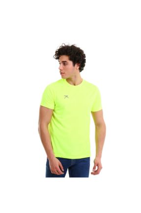تی شرت زرد مردانه رگولار پلی استر تکی کد 211944168