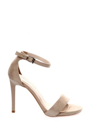 کفش پاشنه بلند کلاسیک بژ زنانه چرم مصنوعی Moulin Shoes - کد 212061810