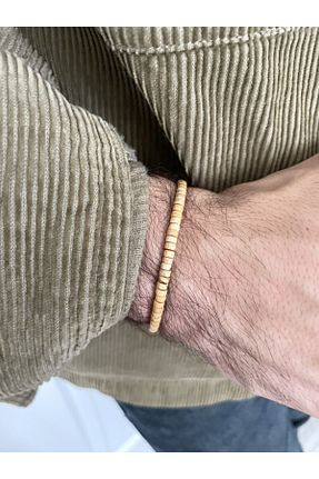 دستبند جواهر بژ زنانه منجق Padore Accessory - کد 210851126