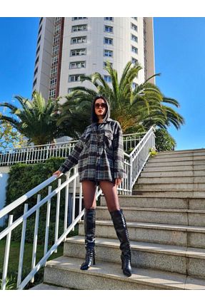پیراهن سبز زنانه اورسایز Piola Club - کد 211634471