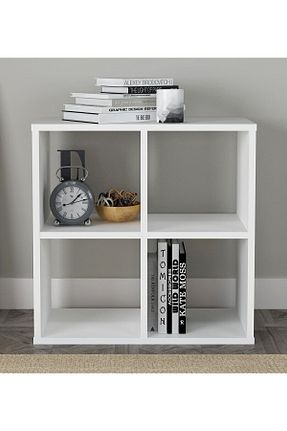 قفسه کتاب سفید 60 سانتی متر decobay - کد 211934547
