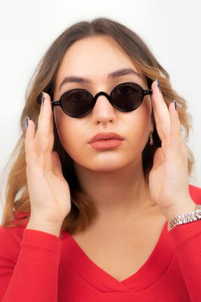 عینک آفتابی مشکی زنانه 44 UV400 استخوان کد 210729059