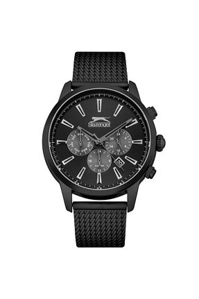 ساعت مچی مشکی مردانه 45 میلی متر Slazenger - کد 212169066