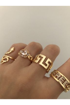 انگشتر جواهر طلائی زنانه کد 73223680