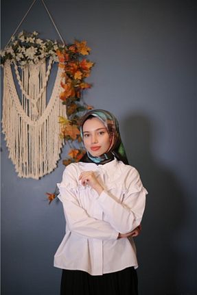 روسری سبز 100 x 100 The Verona Scarves - کد 209970965
