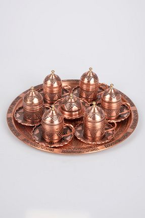 فنجان قهوه قهوه ای 6 نفره DMT COPPER HOME - کد 181707718