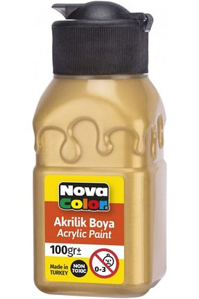 رنگ اکریلیک سفید nova color - کد 35171995