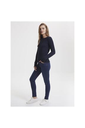 شلوار جین آبی زنانه پاچه تنگ Loft - کد 65231615