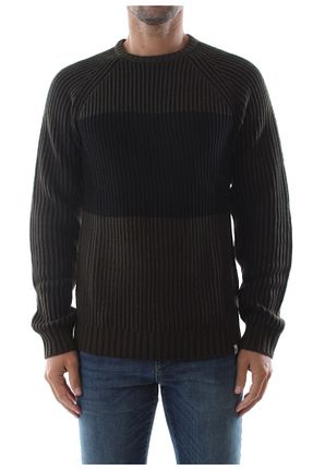 پلیور خاکی مردانه ساده Jack & Jones - کد 65266654