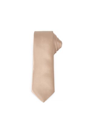 کراوات قهوه ای مردانه İnce پلی استر کد 3293838