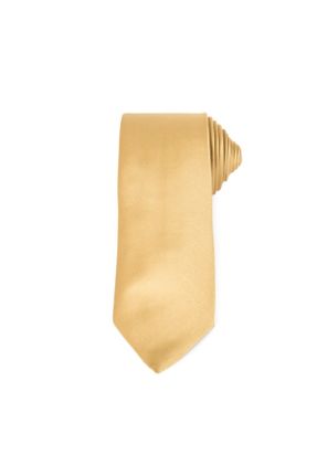 کراوات زرد مردانه پلی استر İnce کد 3293590