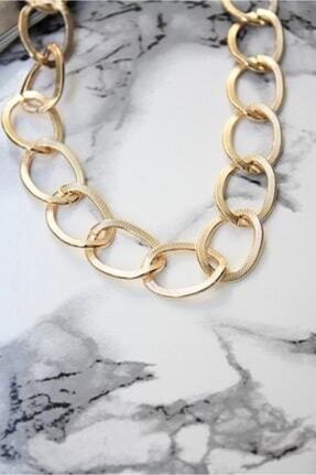 گردنبند جواهر طلائی زنانه برنجی Accessories - کد 65529071
