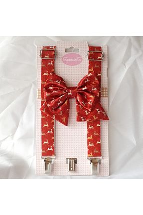 آویز شلوار قرمز بچه گانه لیکرا SuspenderS - کد 65879311