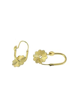 گوشواره طلا زرد زنانه 14 عیار Birlik Kuyumculuk - کد 45784856