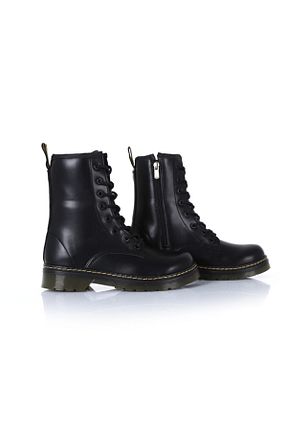 بوت / نیم بوت مشکی زنانه چرم مصنوعی sothe shoes - کد 39647124