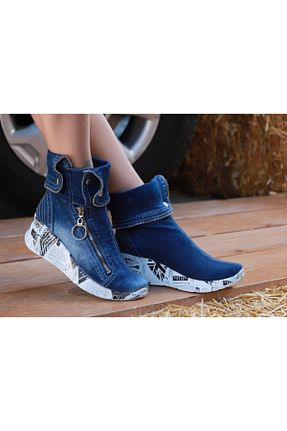 کفش کژوال آبی زنانه پارچه ای StarBlueMooN - کد 95205633