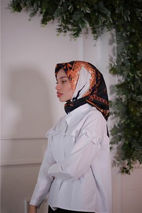 روسری سرمه ای 90 x 90 The Verona Scarves - کد 209970970