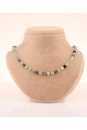 گردنبند جواهر رنگی زنانه OSMANLI DEĞERLİ TAŞ - کد 213666839