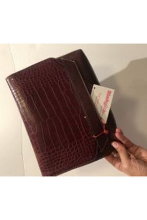 کیف پورتفوی و کلاچ زرشکی زنانه چرم مصنوعی Pinkylola - کد 213306337