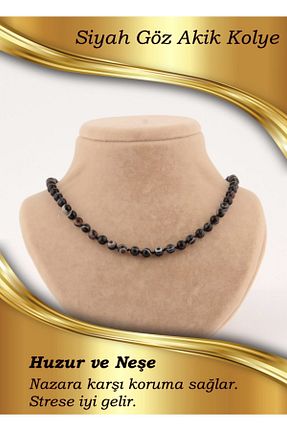 گردنبند جواهر مشکی زنانه OSMANLI DEĞERLİ TAŞ - کد 213566984
